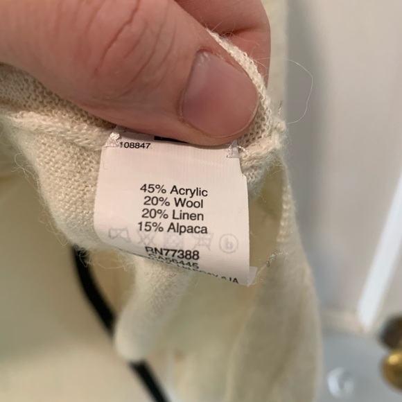 J Crew | Wool blend creamy white sweater - Picture 2 of 7